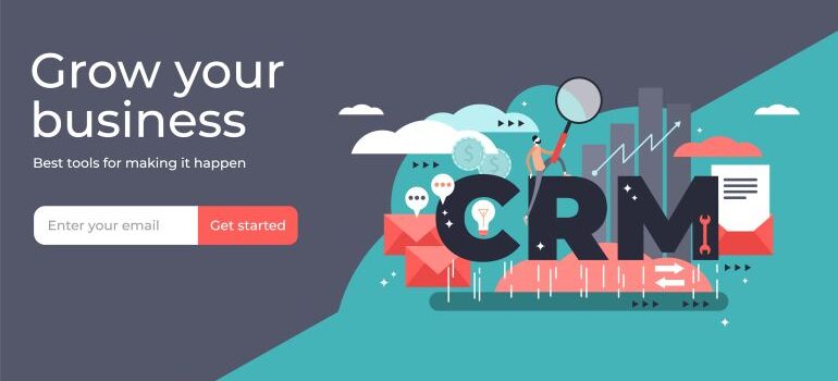 CRM sign up page