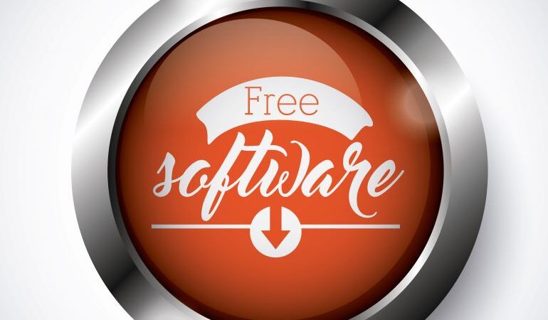 FREE software on red button