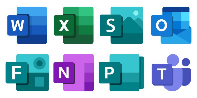 Icons for MS Office tools.